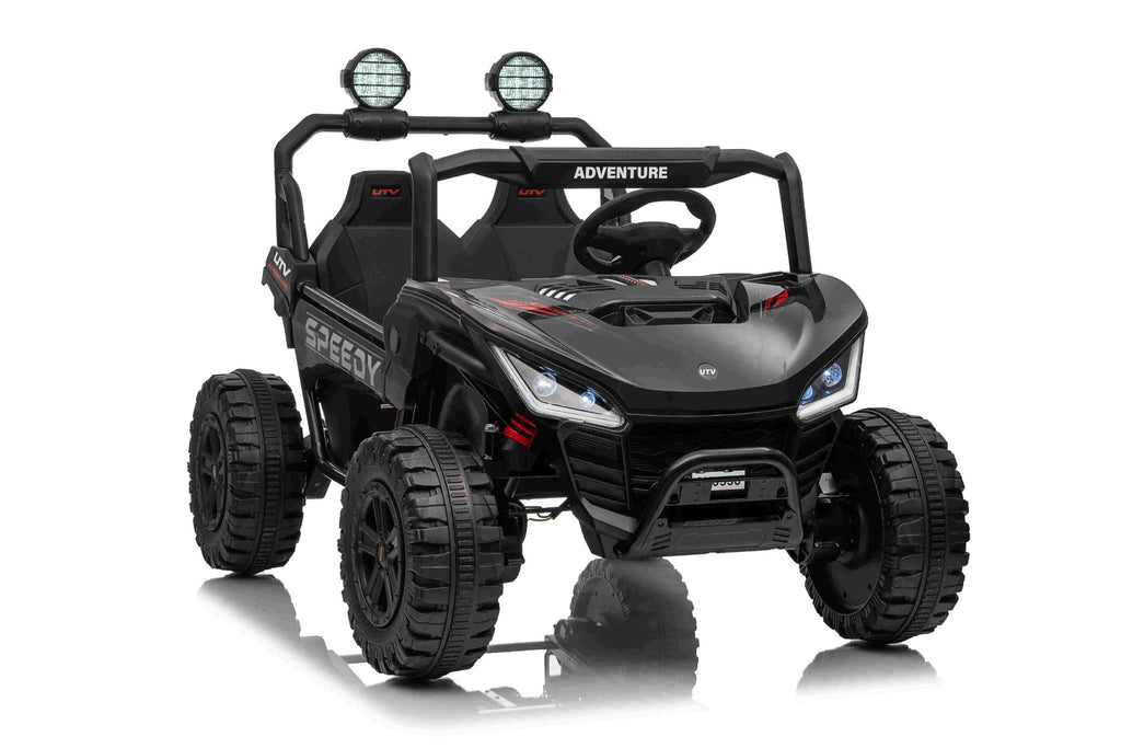T-Rex Ride 24V – Voiture électrique enfant 2 places | Noir