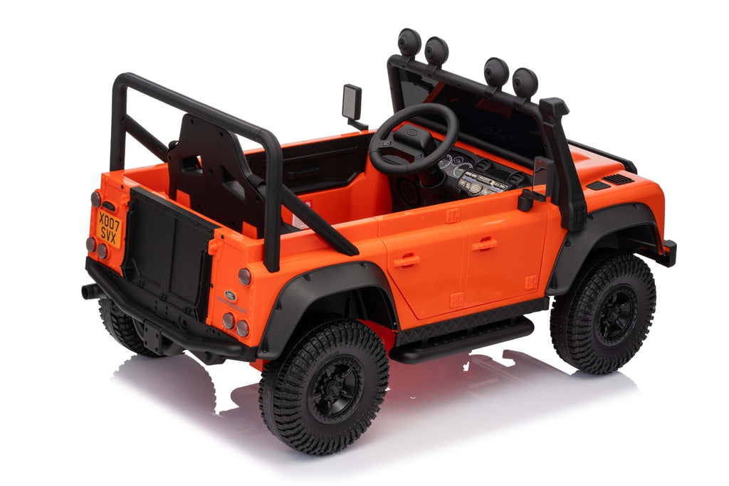 Land Rover Defender 110 SVX 12V – Voiture électrique enfant | Orange