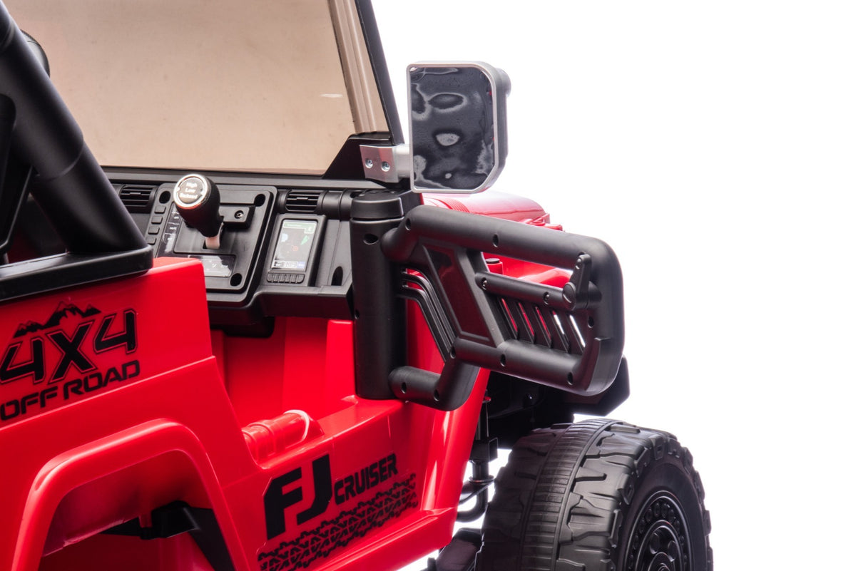 Toyota FJ Cruiser 24V – Voiture électrique enfant 2 places | Rouge