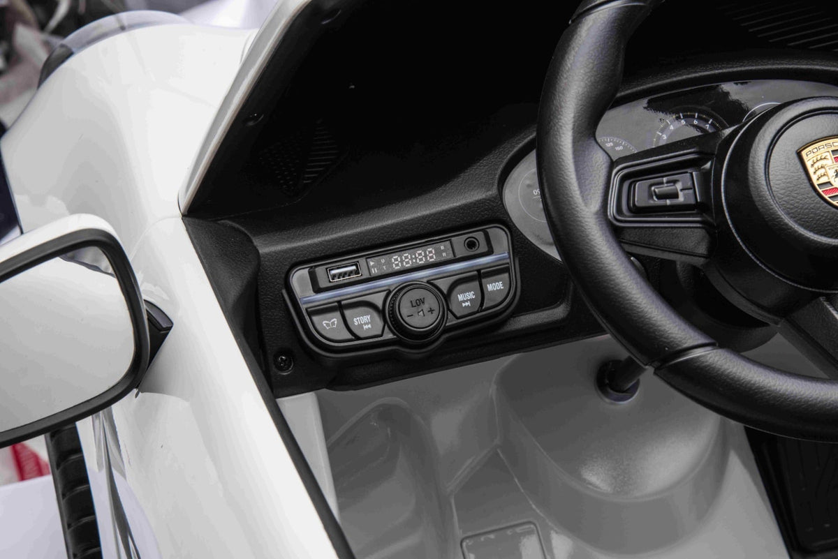 Porsche 911 GT3 24V – Voiture électrique enfant 2 places | Blanc