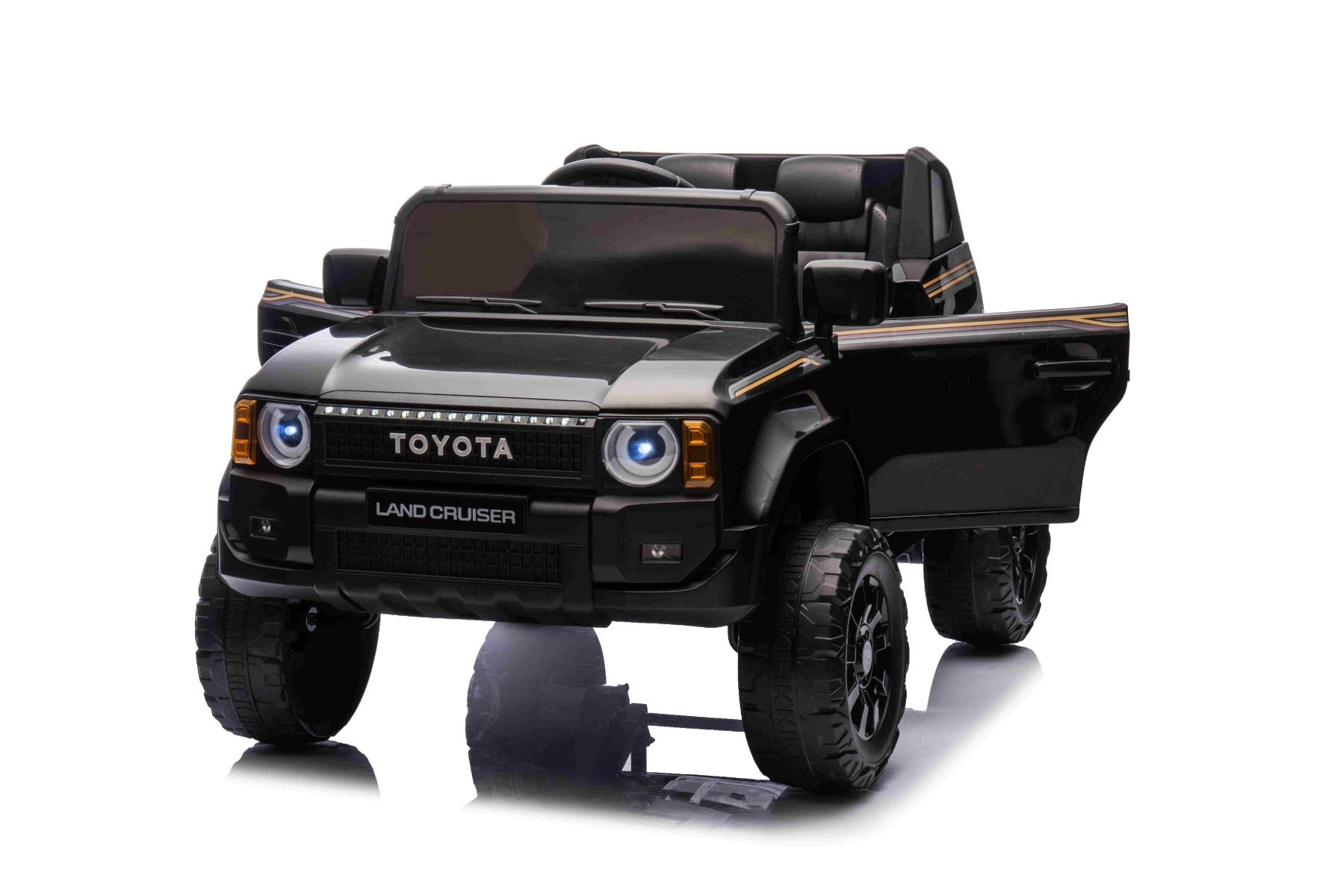 Toyota Land Cruiser 12V – Voiture électrique enfant | Noir
