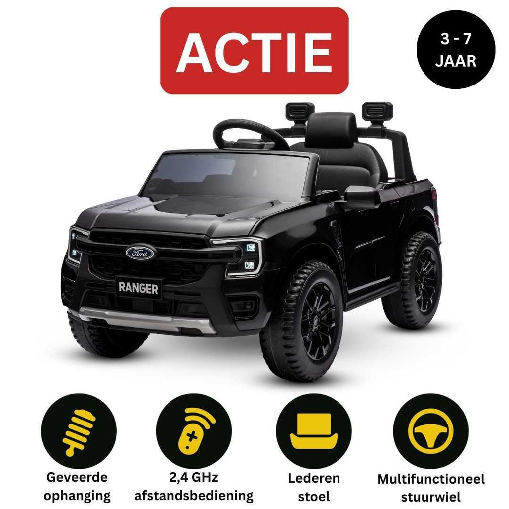 Ford 707 12V – Voiture électrique enfant | Noir