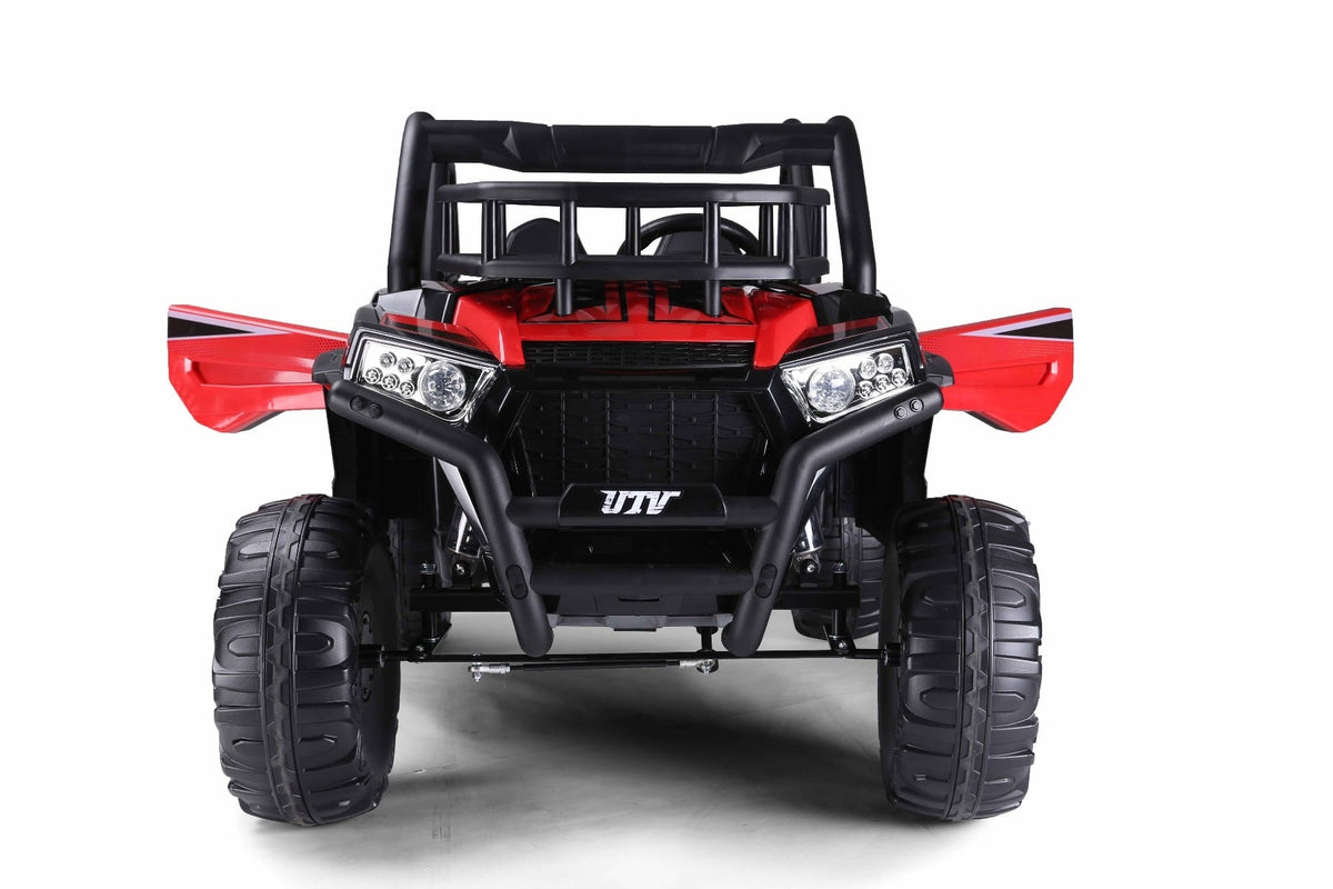 UTV 24V – Buggy électrique enfant 2 places | Rouge