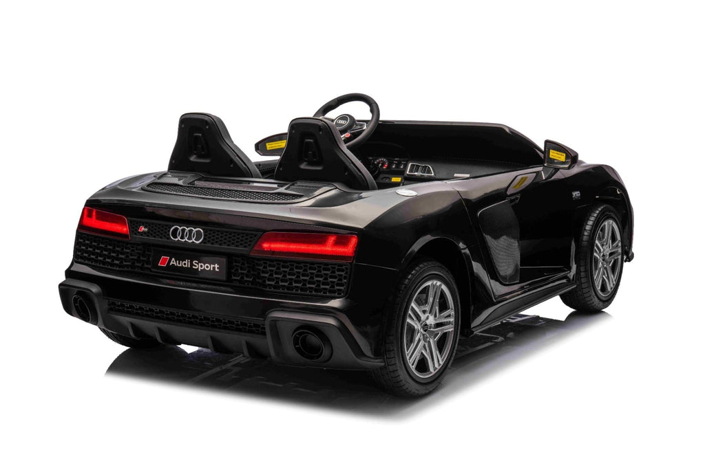 Audi R8 Spyder 24V – Voiture électrique enfant 2 places | Noir