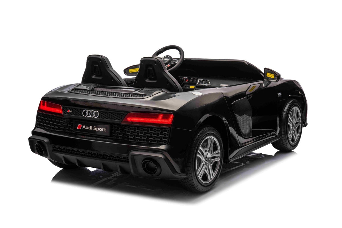 Audi R8 Spyder 24V – Voiture électrique enfant 2 places | Noir