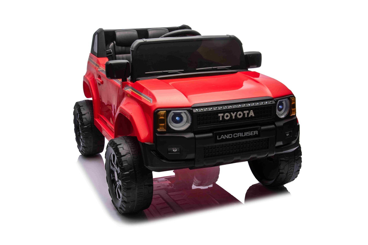Toyota Land Cruiser 12V – Voiture électrique enfant | Rouge