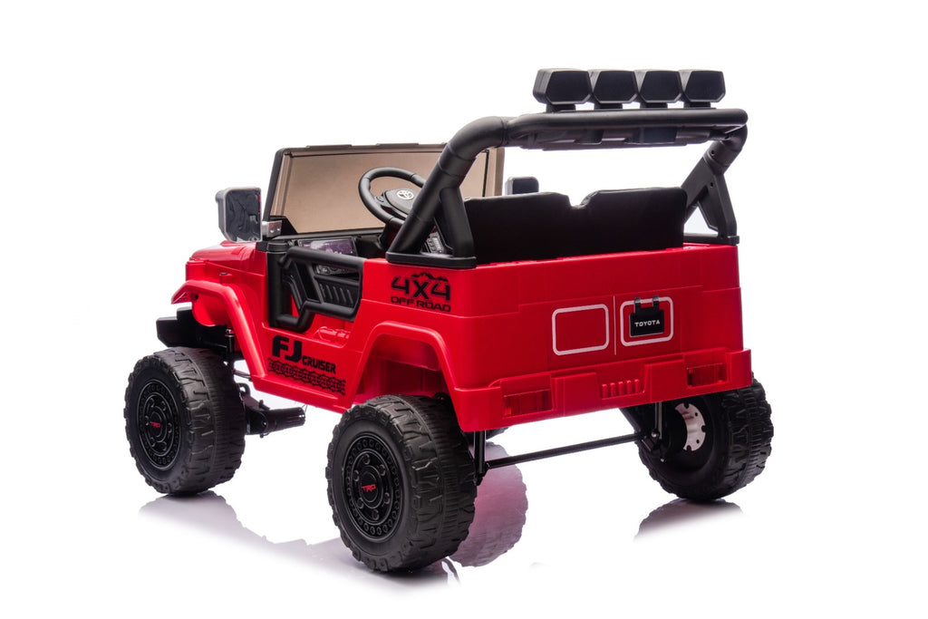 Toyota FJ Cruiser 24V – Voiture électrique enfant 2 places | Rouge