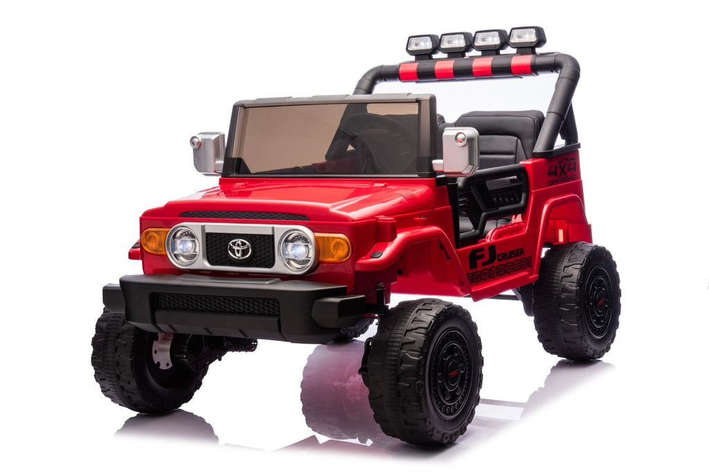 Toyota FJ Cruiser 24V – Voiture électrique enfant 2 places | Rouge