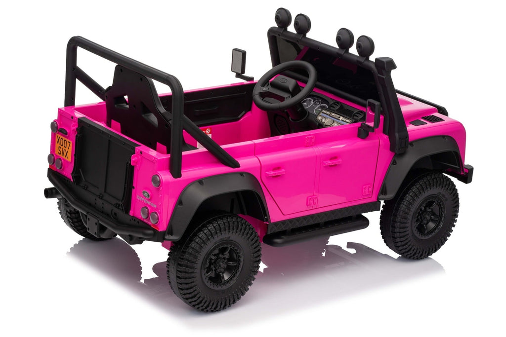 Land Rover Defender 110 SVX 12V – Voiture électrique enfant | Rose
