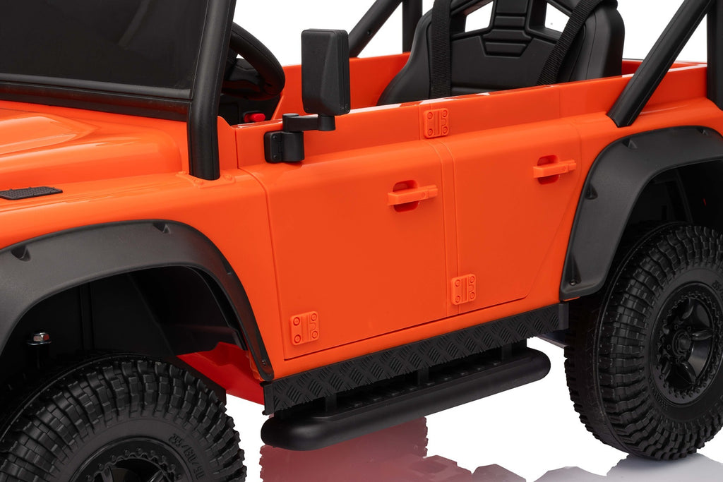 Land Rover Defender 110 SVX 12V – Voiture électrique enfant | Orange