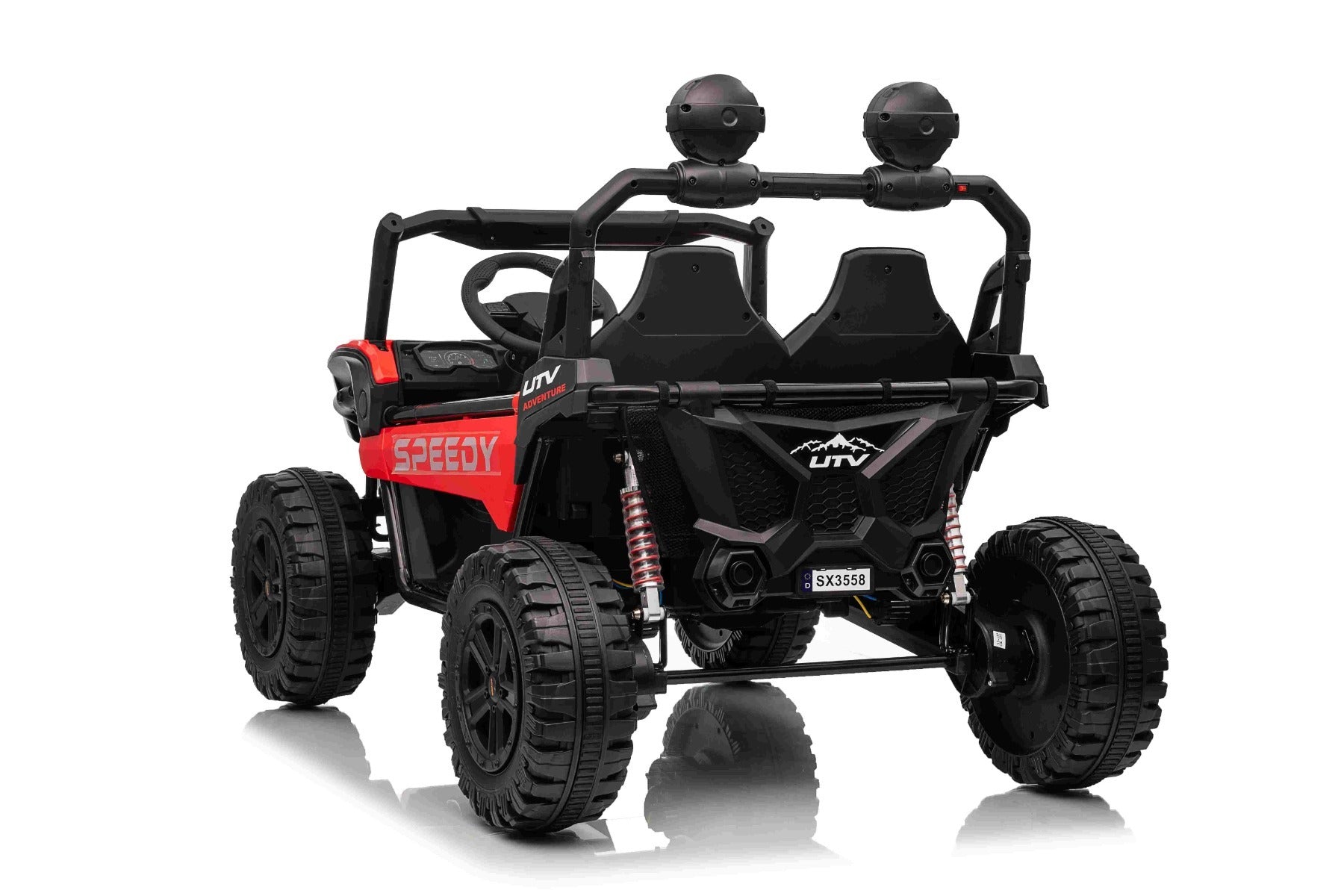 T-Rex Ride 24V – Voiture électrique enfant 2 places | Rouge