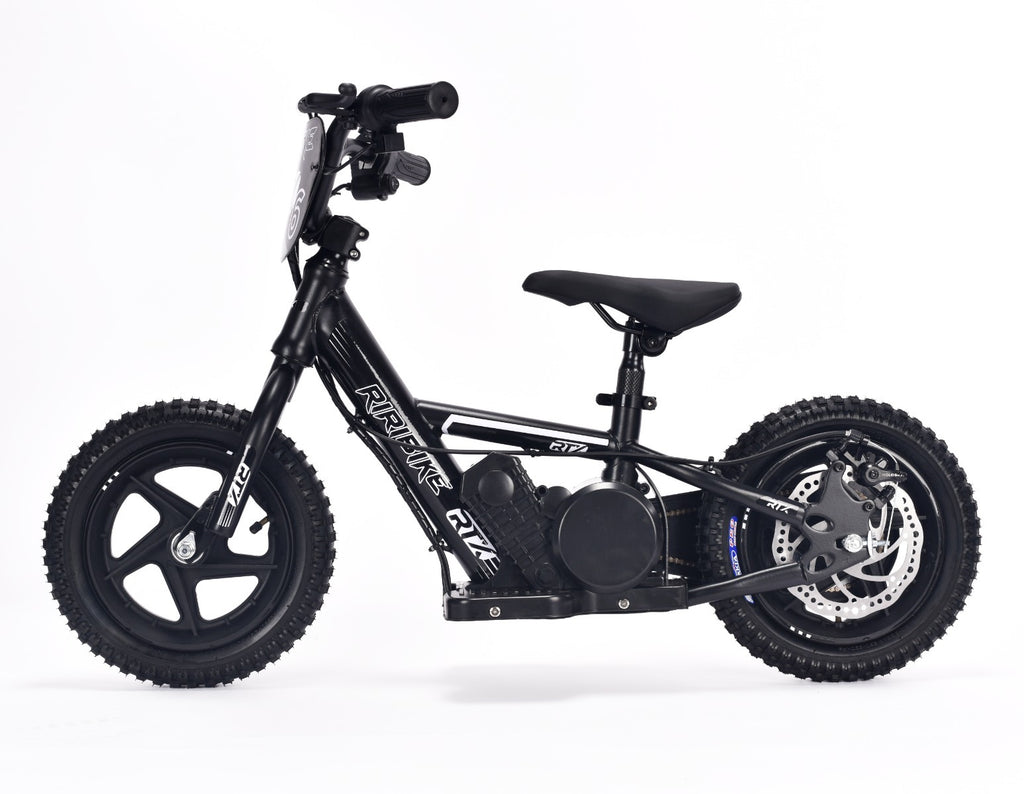 RIRIBIKE RTX3 12" 24V – Elektrische loopfiets voor kinderen | Zwart