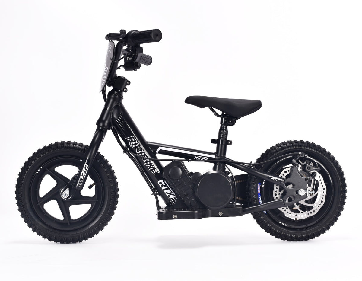 RIRIBIKE RTX3 12" 24V – Draisienne électrique enfant | Noir