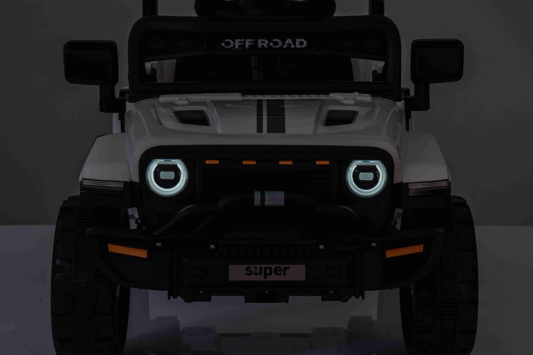 Offroad 12V – Voiture électrique enfant | Blanc