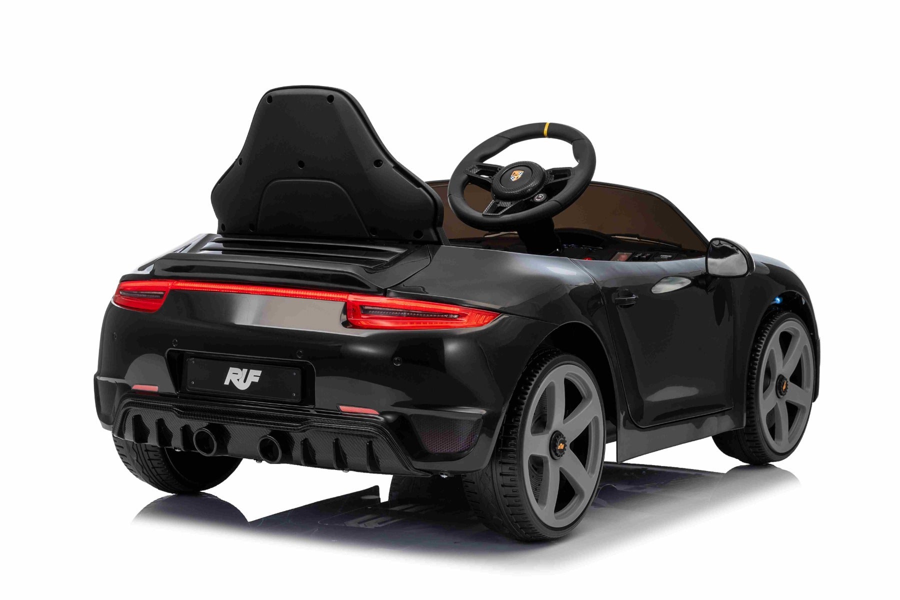 RUF GT 12V – Voiture électrique enfant | Noir