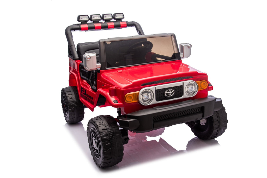 Toyota FJ Cruiser 24V – Voiture électrique enfant 2 places | Rouge