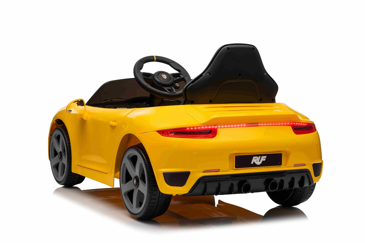 RUF GT 12V – Voiture électrique enfant | Jaune