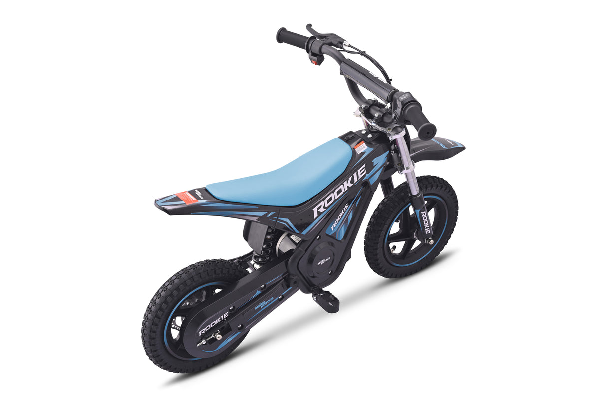 Rookie 12" 250 W – Moto électrique enfant | Bleu