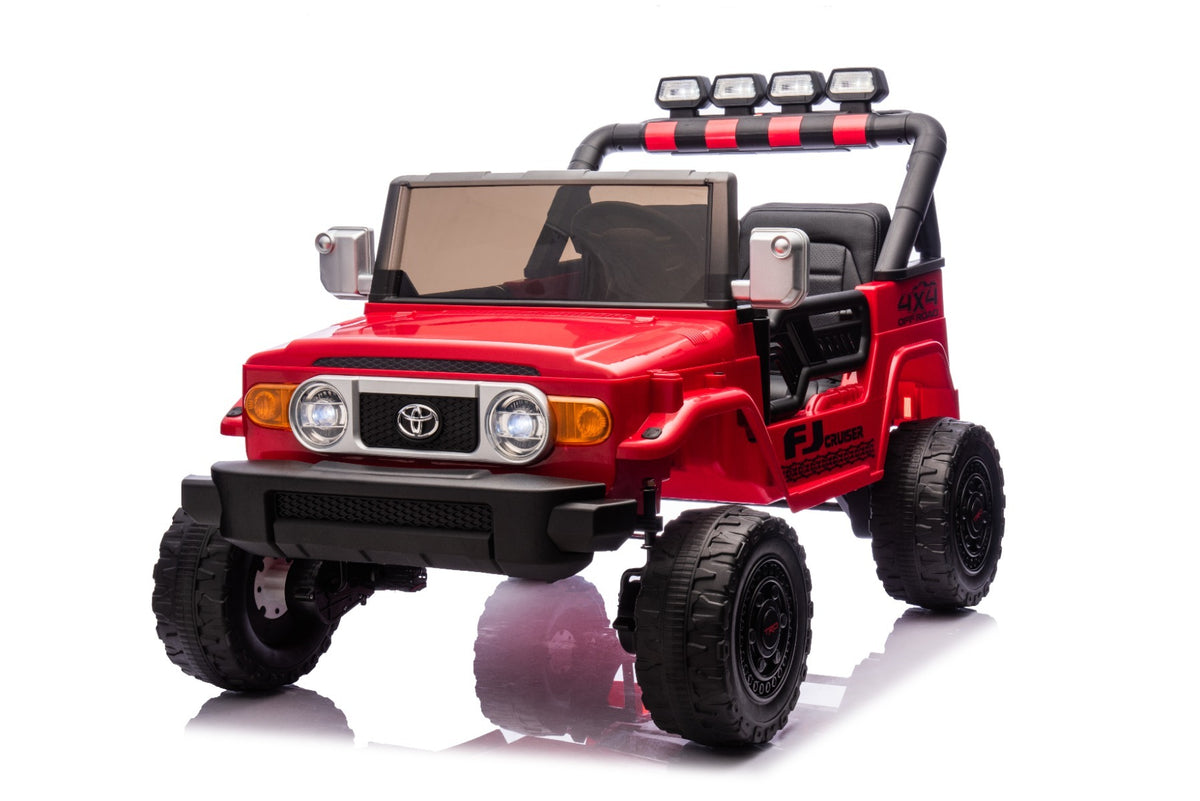 Toyota FJ Cruiser 24V – Voiture électrique enfant 2 places | Rouge