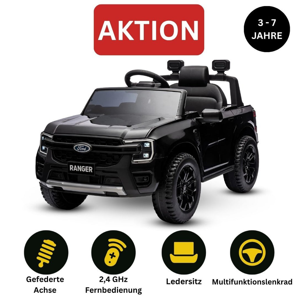 Ford 707 12V – Voiture électrique enfant | Noir