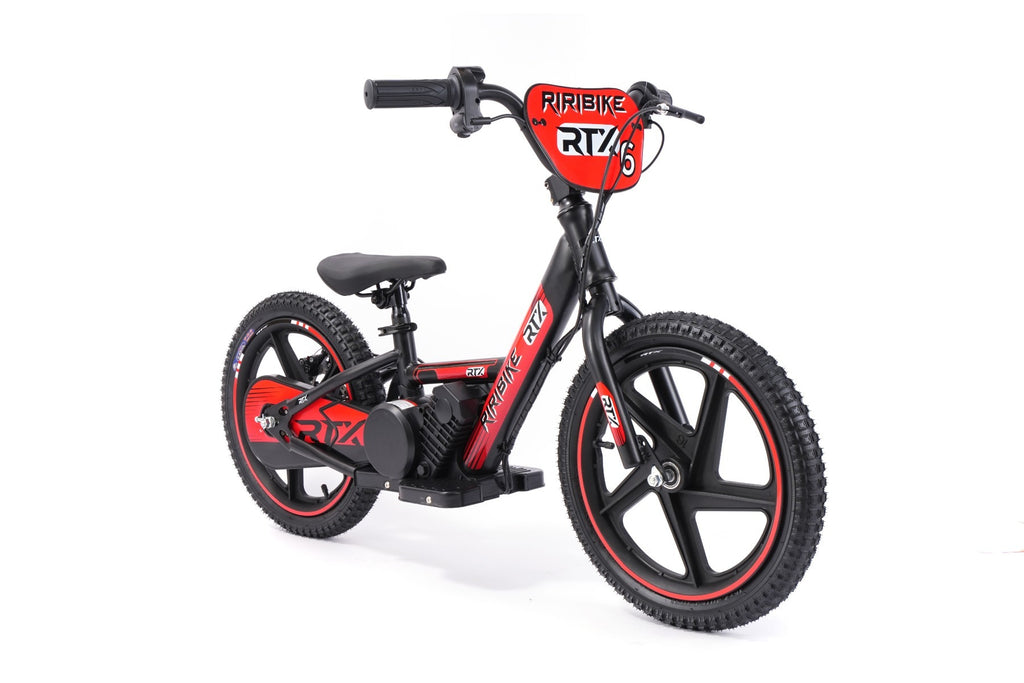 RIRIBIKE RTX6 16" 24V – Elektrische loopfiets voor kinderen | Rood