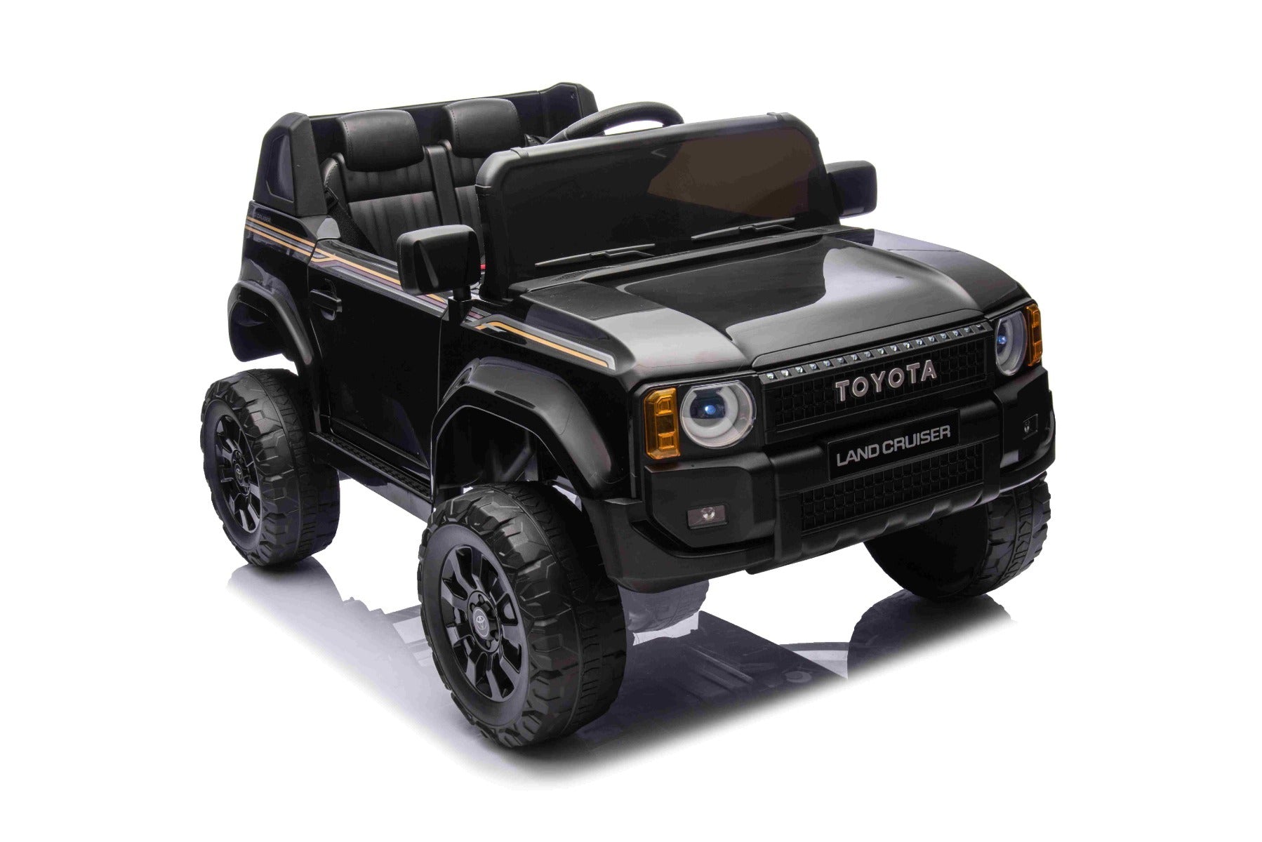 Toyota Land Cruiser 12V – Voiture électrique enfant | Noir