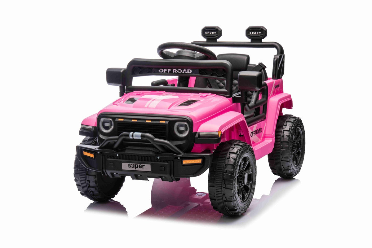 Offroad 12V – Voiture électrique enfant | Rose