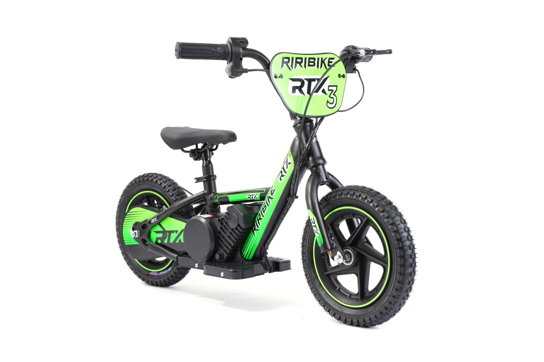 RIRIBIKE RTX3 12" 24V – Draisienne électrique enfant | Vert