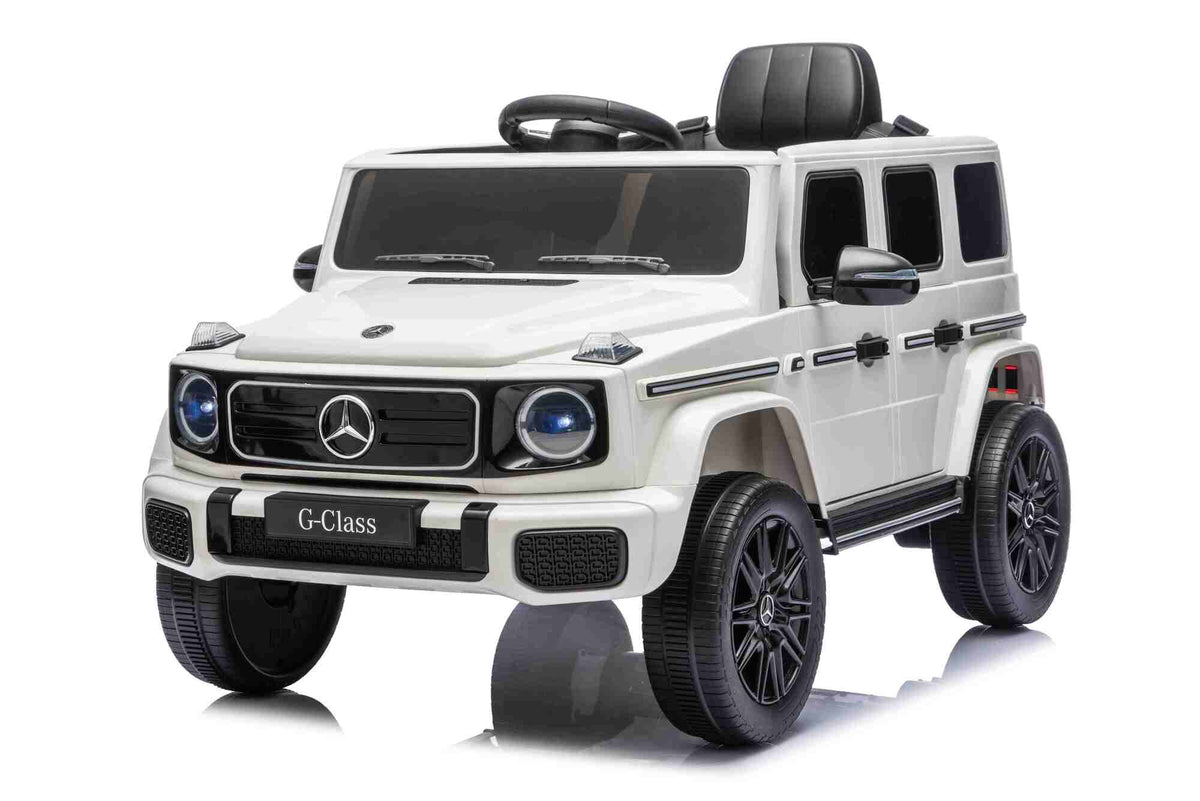 Mercedes-Benz G580 12V voiture électrique enfant blanche
