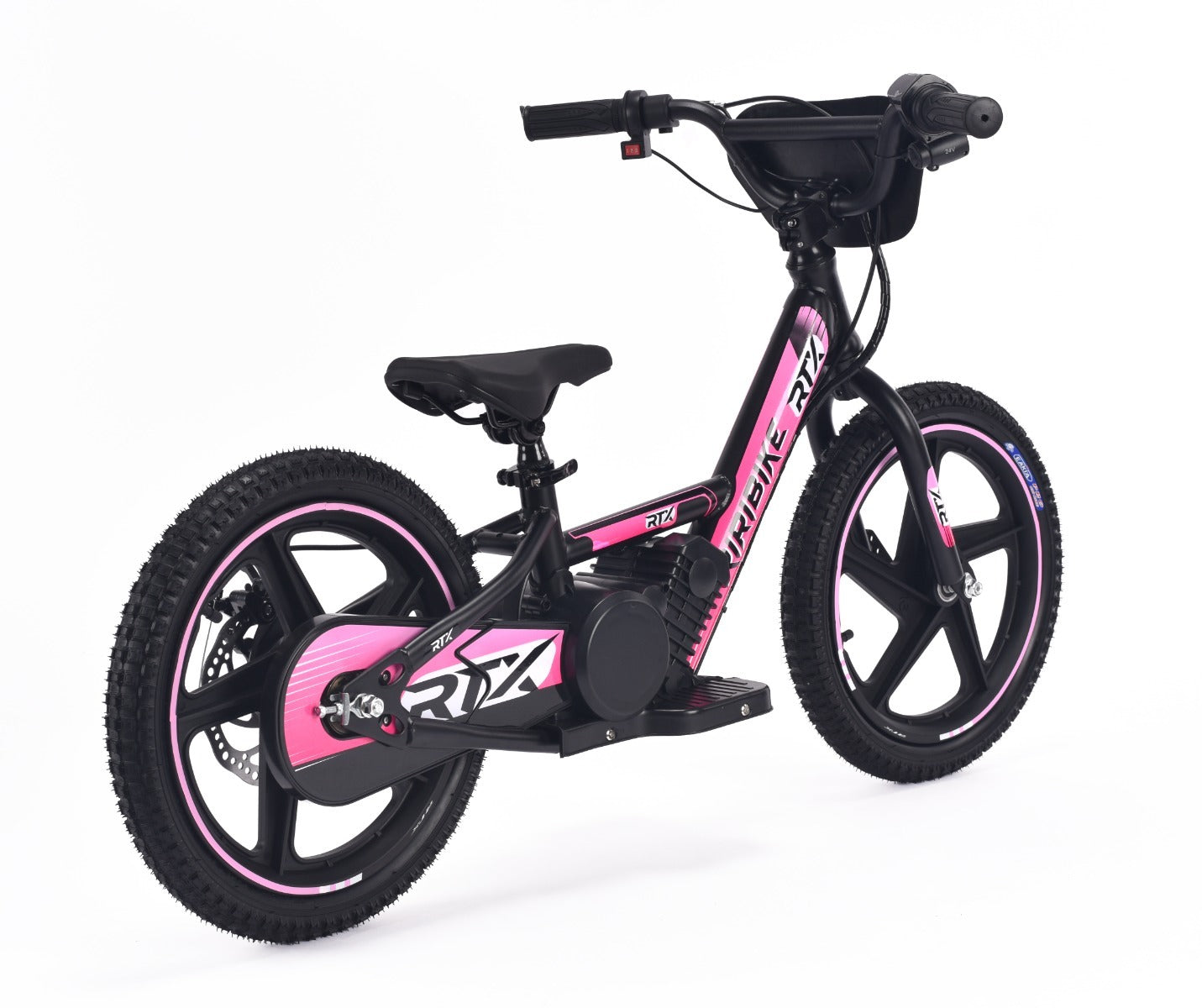 RIRIBIKE RTX6 16" 24V – Draisienne électrique enfant | Rose