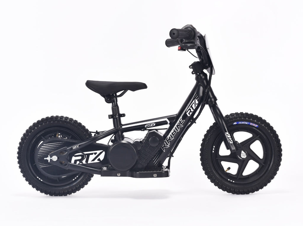 RIRIBIKE RTX3 12" 24V – Elektrische loopfiets voor kinderen | Zwart