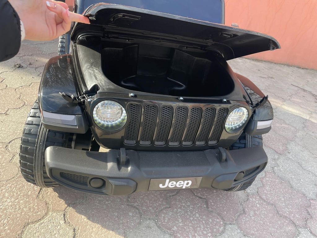 JEEP Wrangler 12V – Voiture électrique enfant 2 places | Noir
