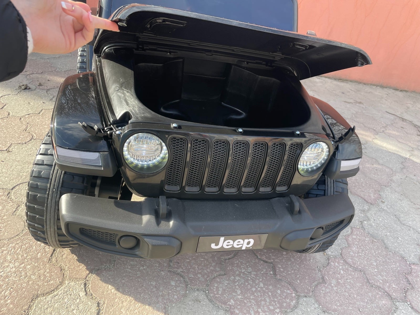 JEEP Wrangler 12V – Voiture électrique enfant 2 places | Noir