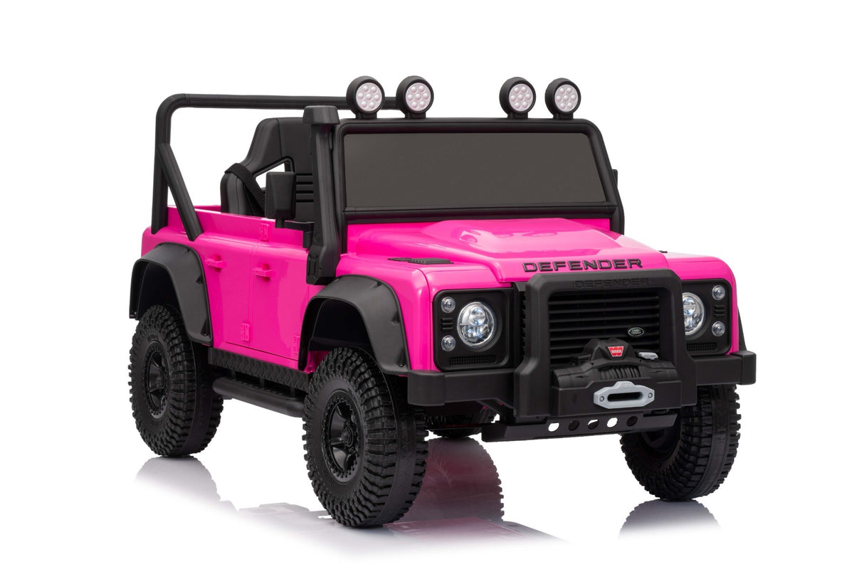Land Rover Defender 110 SVX 12V – Voiture électrique enfant | Rose