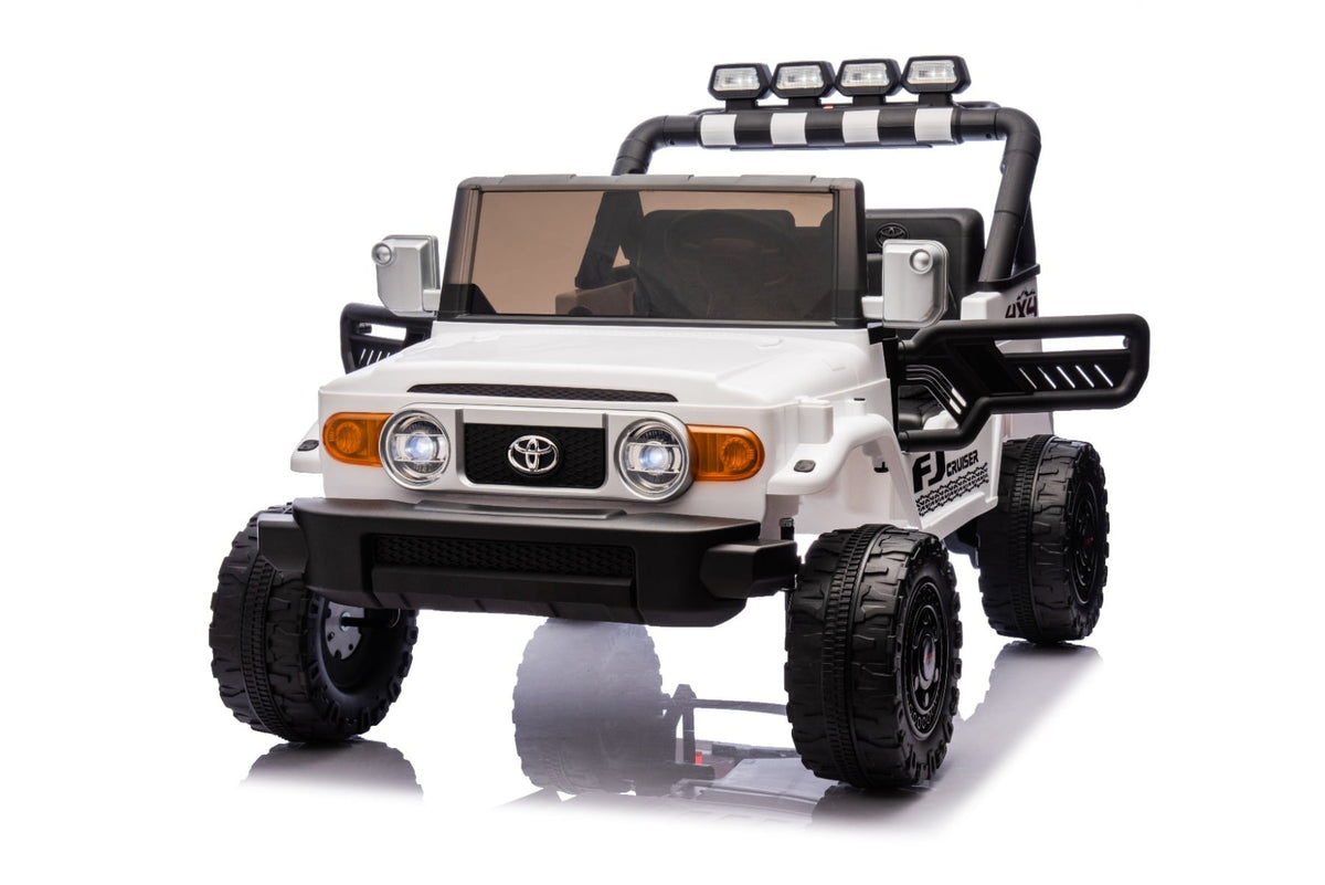 Toyota FJ Cruiser 24V – Voiture électrique enfant 2 places | Blanc
