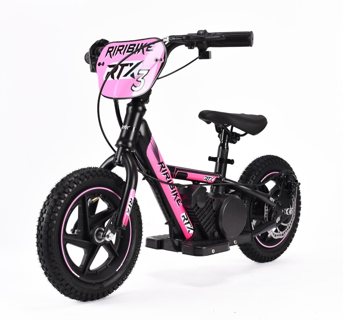 RIRIBIKE RTX3 12" 24V – Draisienne électrique enfant | Rose