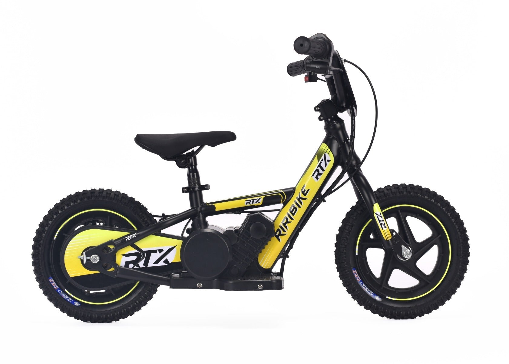 RIRIBIKE RTX3 12" 24V – Draisienne électrique enfant | Jaune