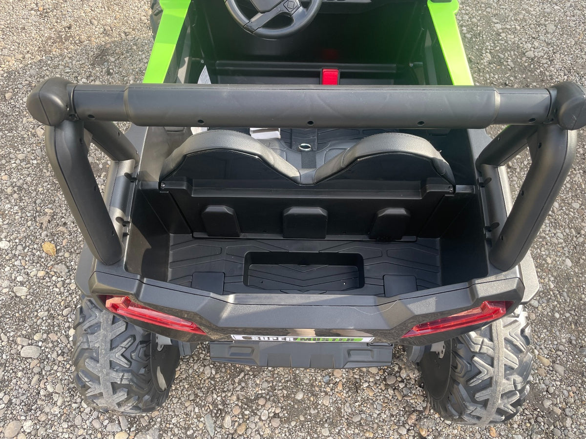UTV 24V – Buggy électrique enfant 2 places | Rouge