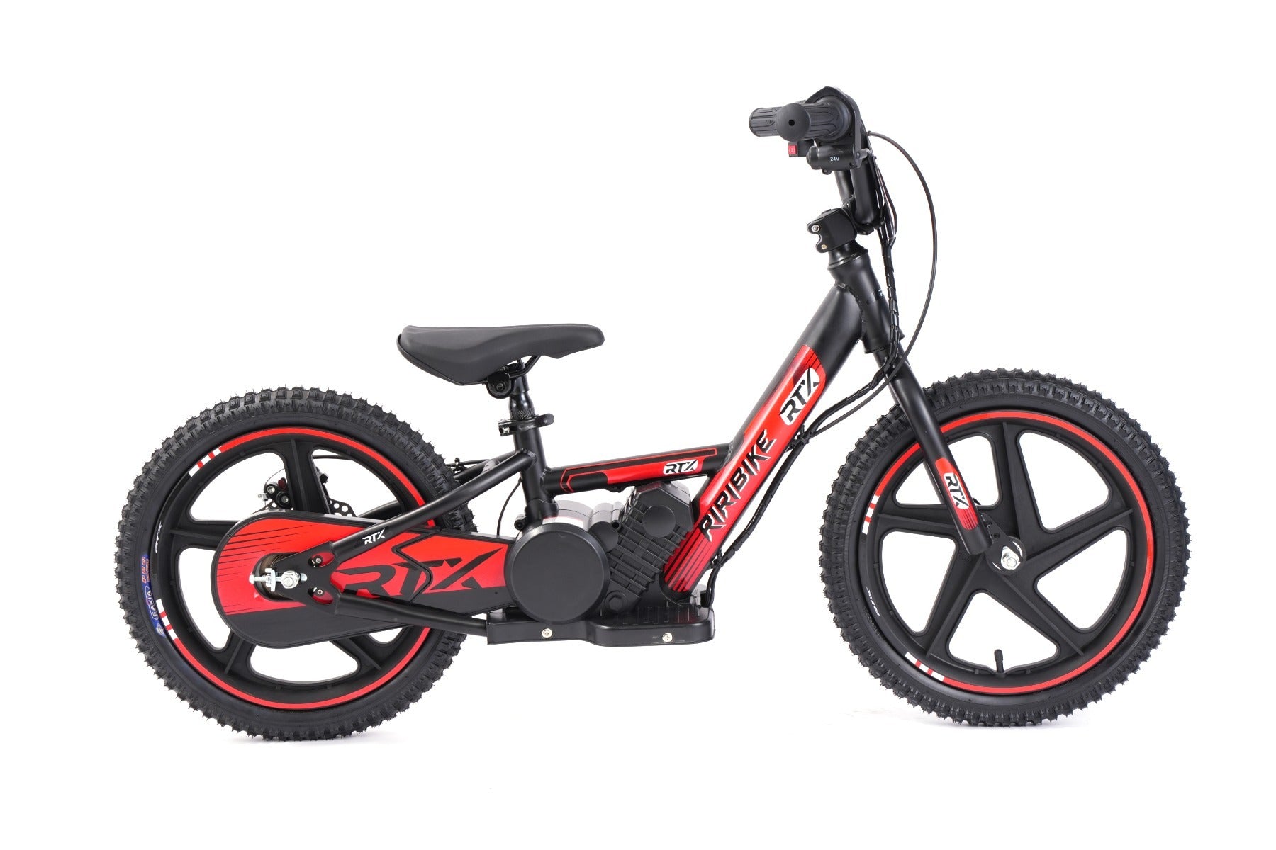 RIRIBIKE RTX6 16" 24V – Draisienne électrique enfant | Rouge