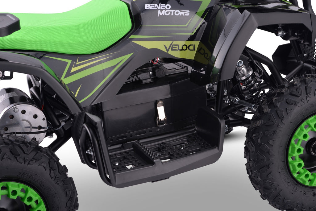 Veloci 800 W – Quad électrique enfant | Vert