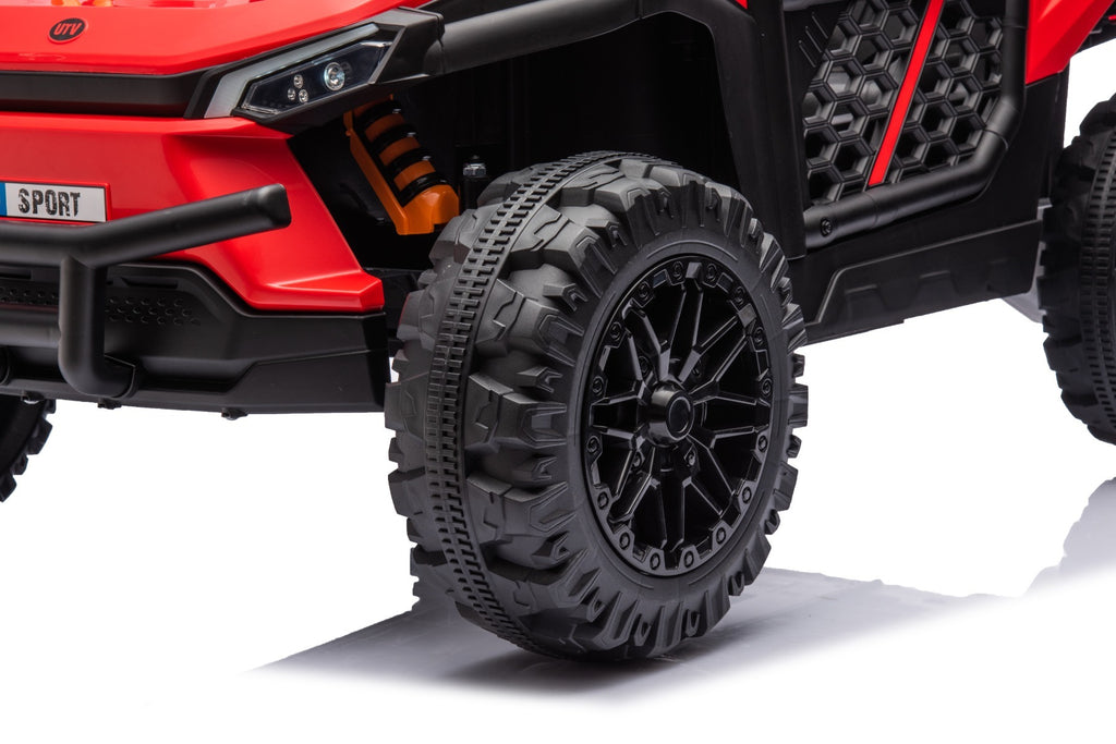 UTV 12V – Buggy électrique enfant | Rouge