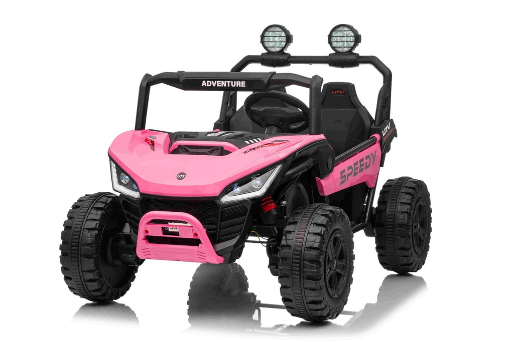 T-Rex Ride 24V – Voiture électrique enfant 2 places | Rose