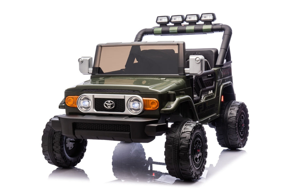 Toyota FJ Cruiser 24V – Voiture électrique enfant 2 places | Vert