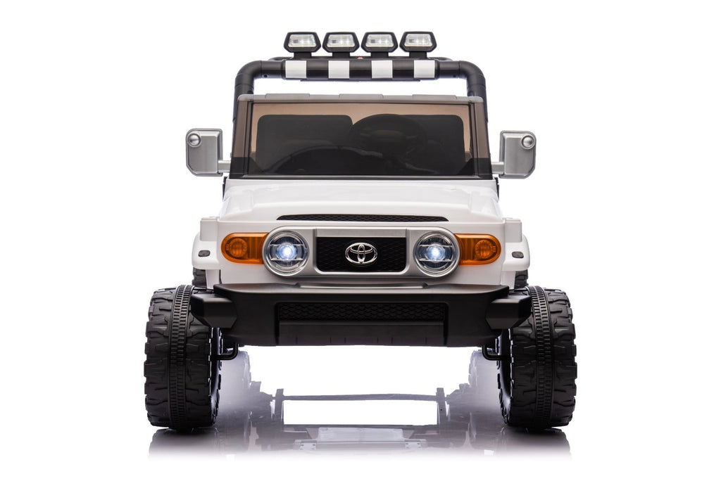 Toyota FJ Cruiser 24V – Voiture électrique enfant 2 places | Blanc