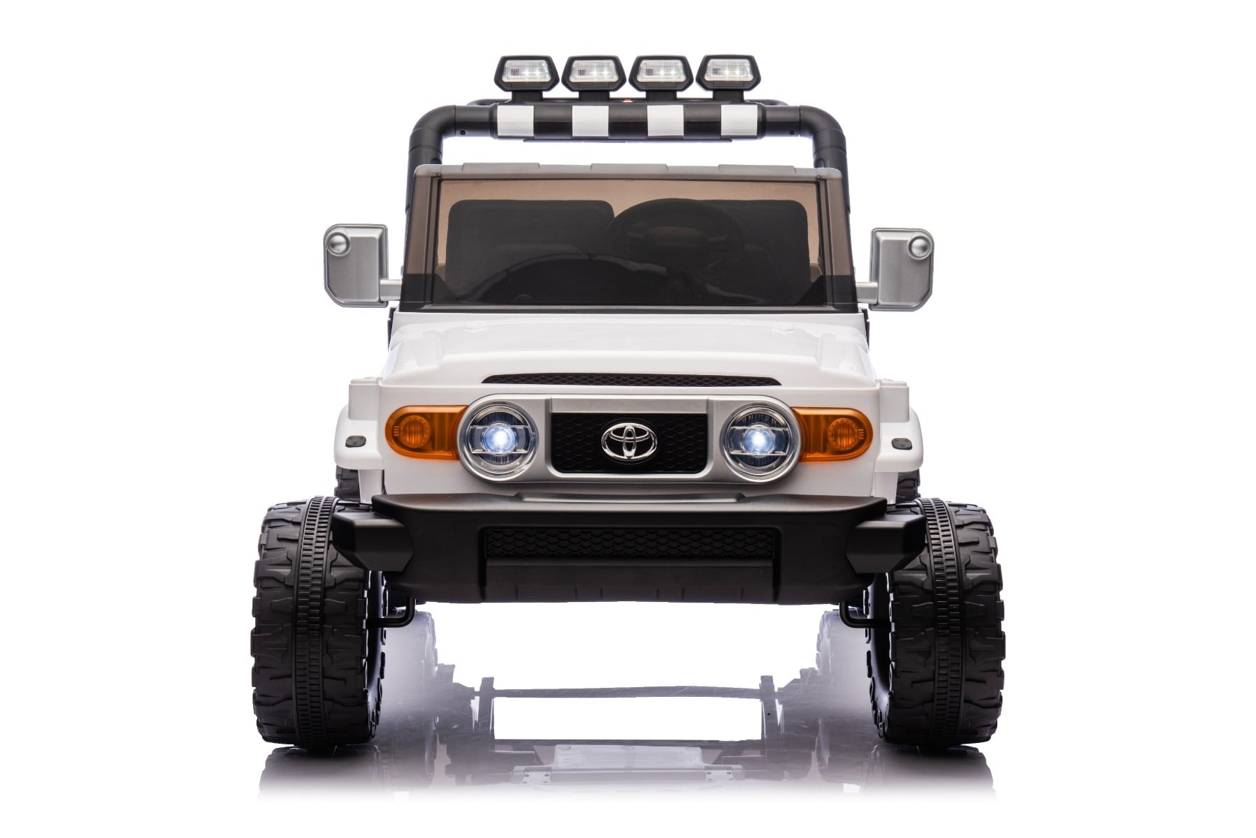 Toyota FJ Cruiser 24V – Voiture électrique enfant 2 places | Blanc