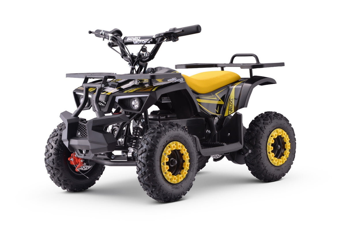 Veloci 800 W – Quad électrique enfant | Jaune