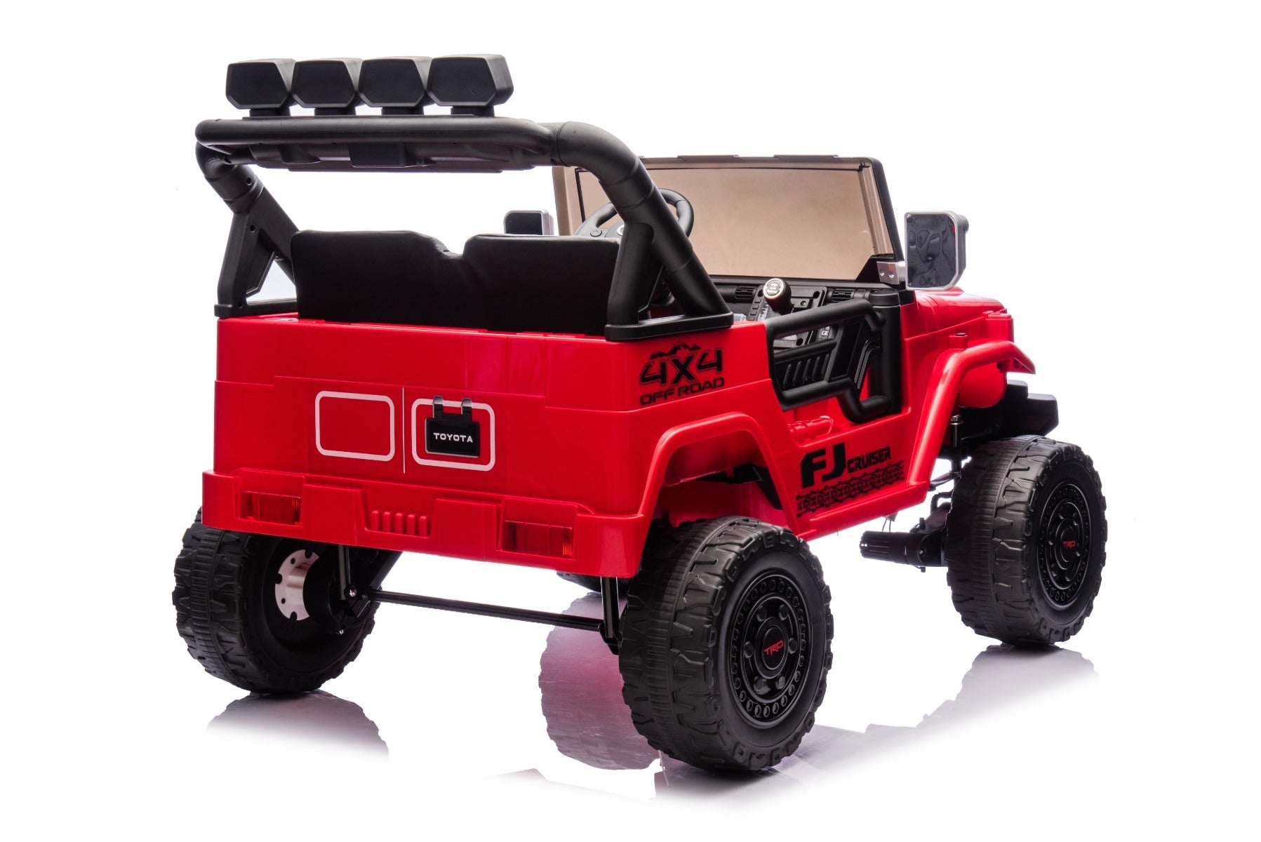 Toyota FJ Cruiser 24V – Voiture électrique enfant 2 places | Rouge