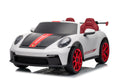 Porsche 911 GT3 RS 24V électrique enfant sièges cuir rouge