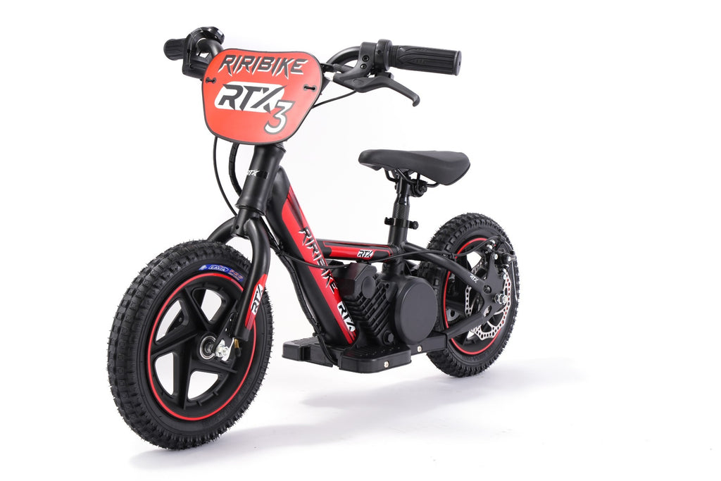RIRIBIKE RTX3 12" 24V – Elektrische loopfiets voor kinderen | Rood