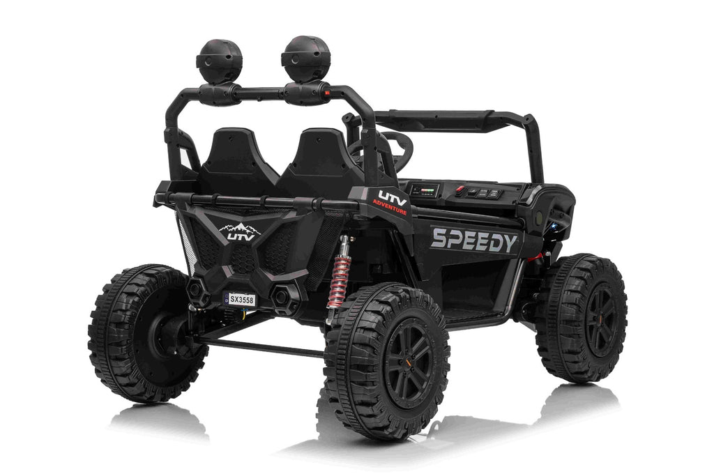 T-Rex Ride 24V – Voiture électrique enfant 2 places | Noir